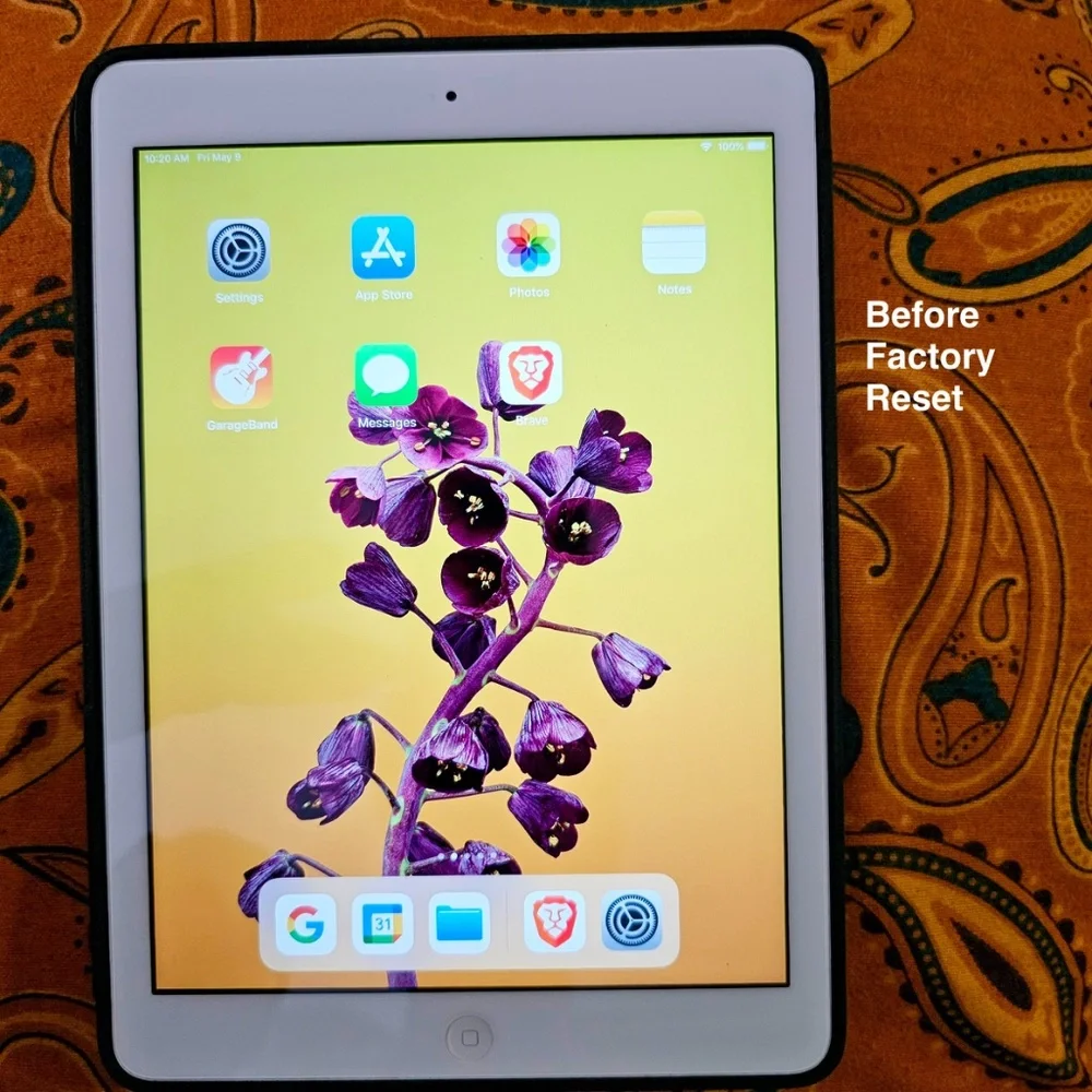 iPad Air (WiFi) 64GB 9.7” Excellent Cond, Tested, Apple Smart Cover incl.